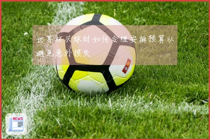 世界杯买球时如何合理安排预算以避免意外损失